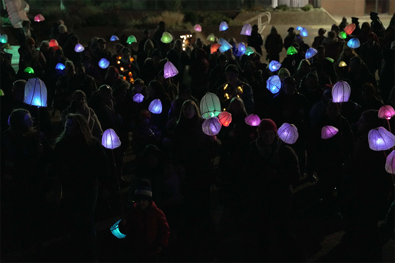 Lights in the Night and Lantern Parade in Wolverhampton city centre