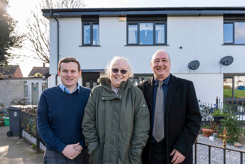 Council’s retrofit housing programme delivers improvements to over 600 homes
